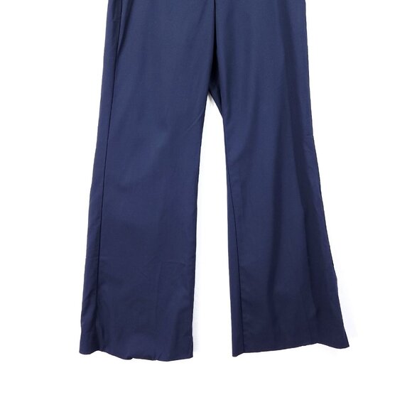St. John Dress Pants Womens Size 2 Blue Wide Leg Made in USA Professional Wear - Picture 10 of 12